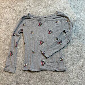 Pretty Embroidered Free People top